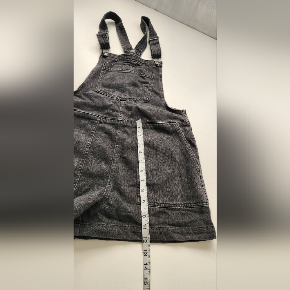 Aerie Washed Black Denim Shortalls - Size XS - Picture 10 of 12